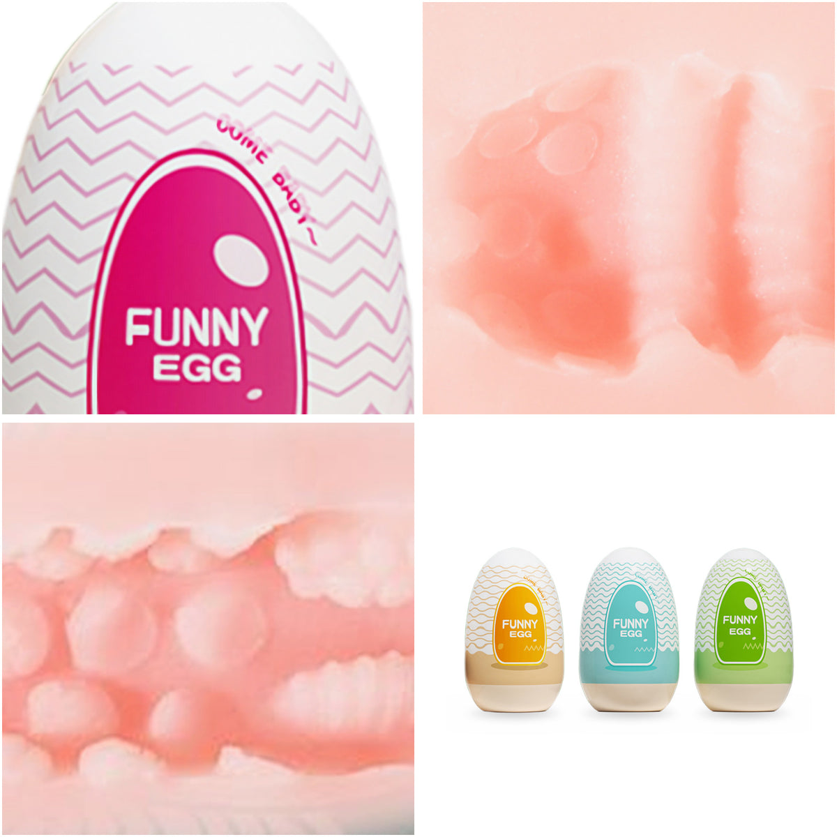 Sunny Side Up Masturbator Egg - details