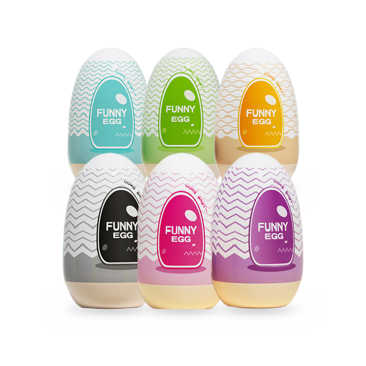 Sunny Side Up Masturbator Egg - all six colours
