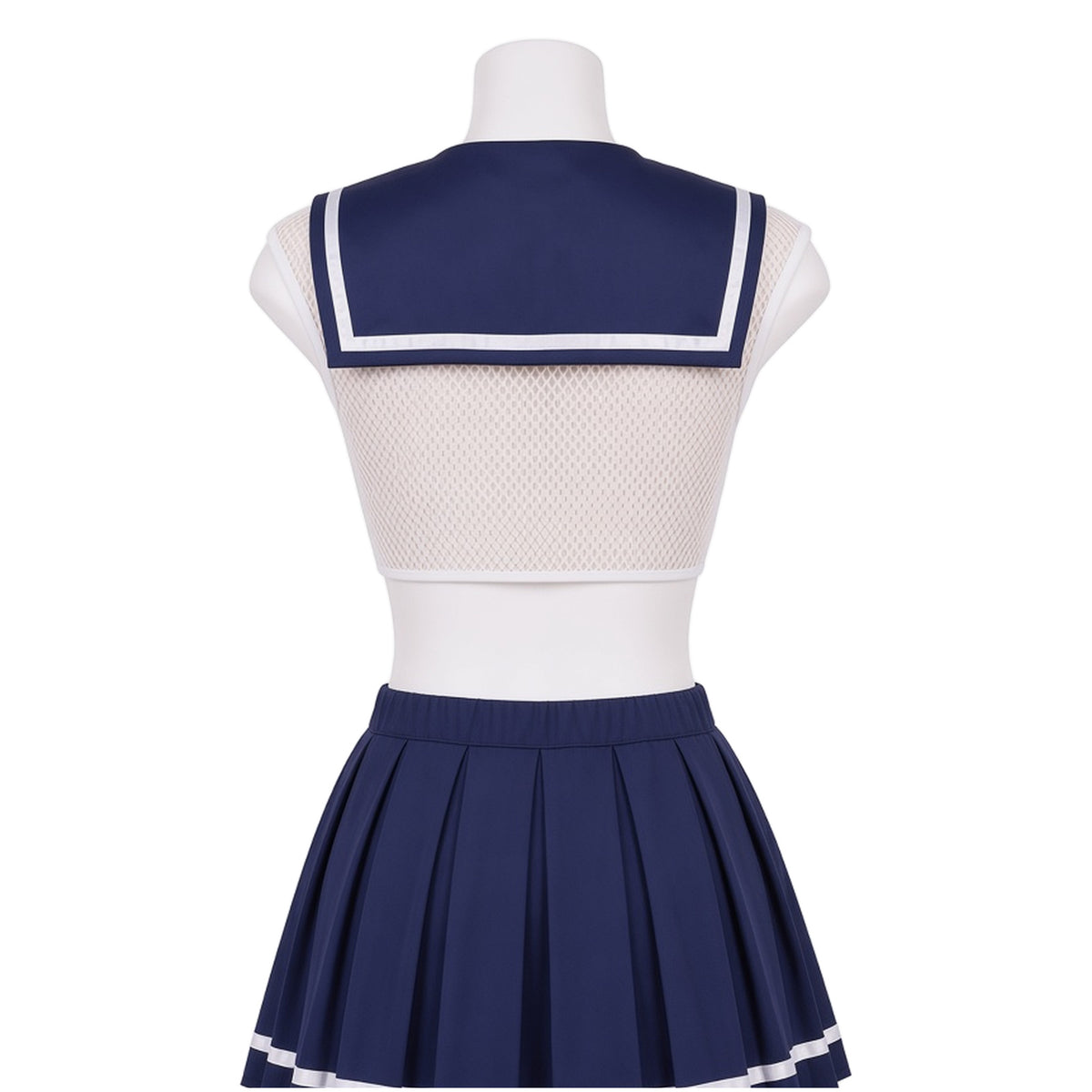 All Hands Sailor Set in navy and white, back view