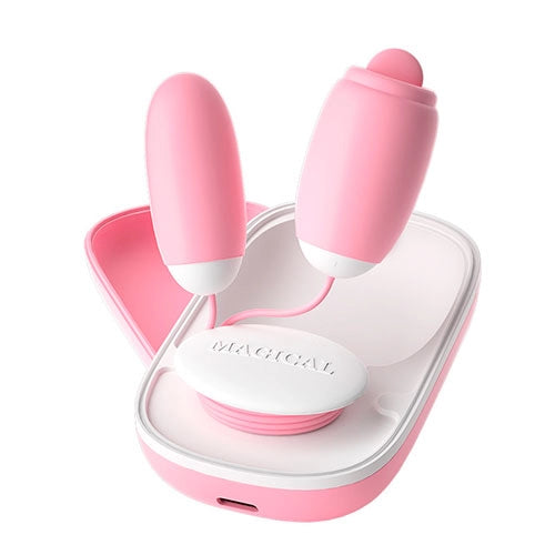 Blush Flutter Flicking Love Egg Duo in pink, photo 1